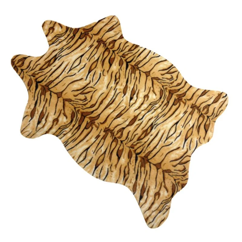 Print velour rugs